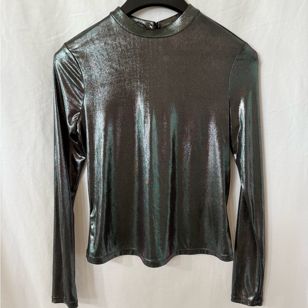 Marciano Metallic Long Sleeve Top